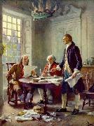 Jean Leon Gerome Ferris, Writing the Declaration of Independence